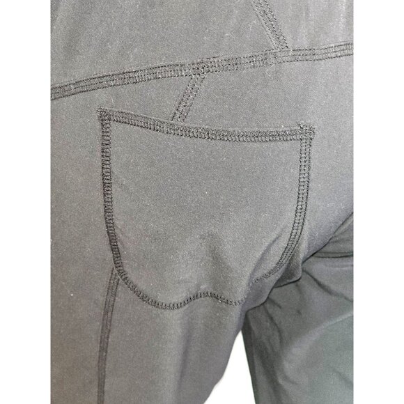 Athleta Women's Black Midtown Trouser Drawstring Hem Lined Pants Size 8 1706 - Picture 7 of 15